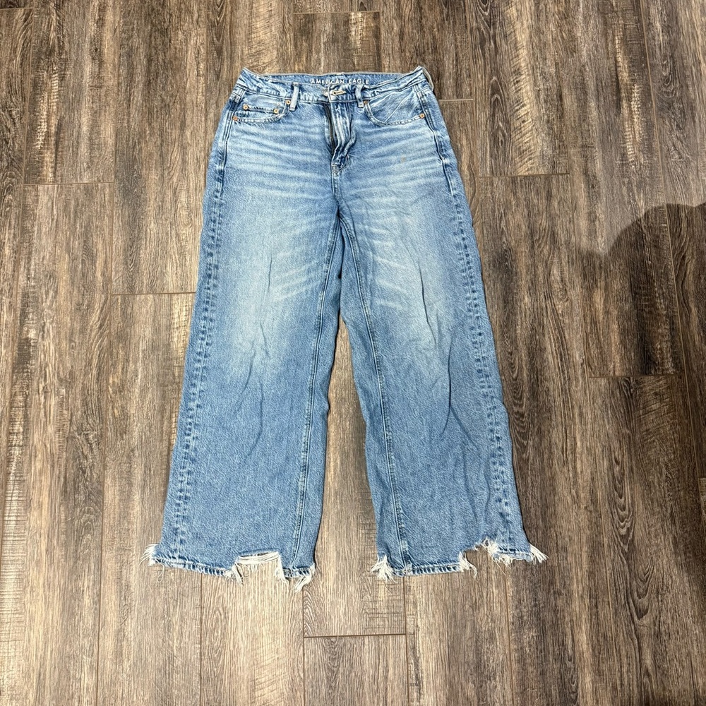 American eagle Blue Wide Leg Jeans
